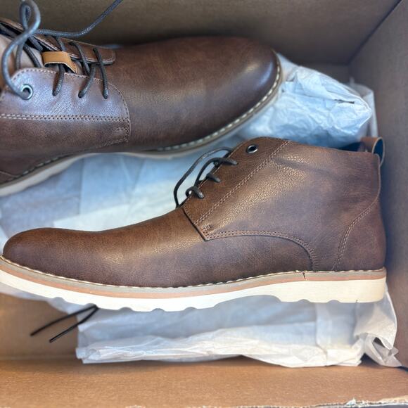 Madden Mens M-BRAWLY Chukka Boots 9.5 Brown Tan NWT Lace Oxford Steve main image 4